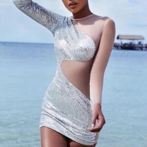 HOUSE OF CB London SEQUIN  MINI DRESS